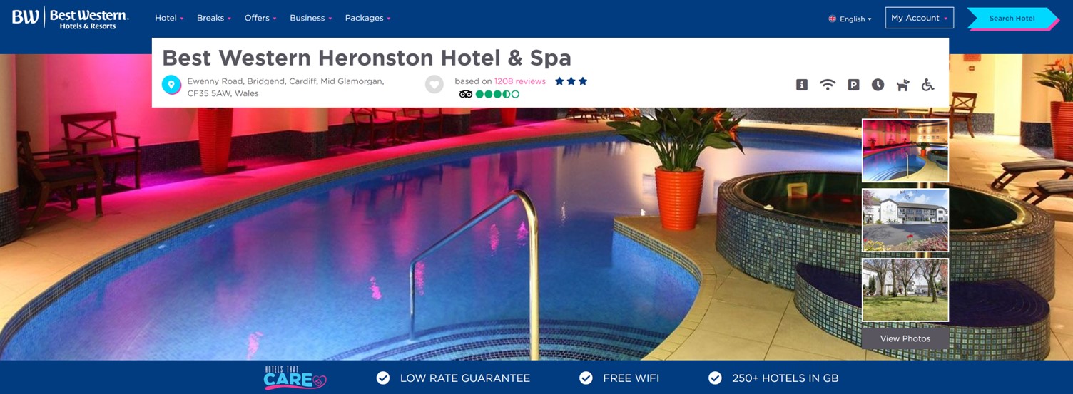 Best Western Heronston Hotel & Spa